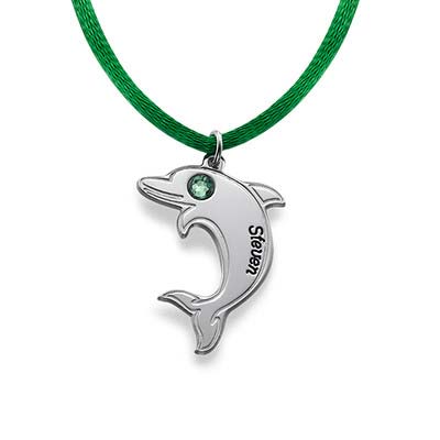 Delfinkette für Kinder in Silber