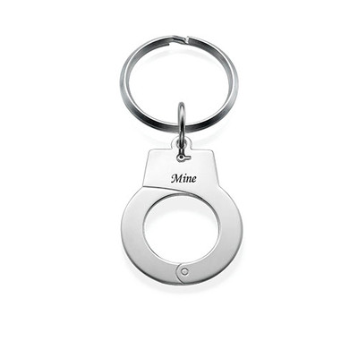 Schlüsselanhänger-Set für Zwei mit Handschellen - 2 Produktfoto