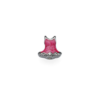 Pinkes Kleid für Floating Charm-Medaillon Produktfoto