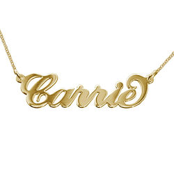 Carrie Namenskette aus 750er vergoldetem Silber Produktfoto