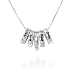 Eine ganze Menge Liebe Halskette aus Sterling Silber Produktfoto