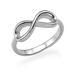 925er Silber Infinity-Unendlich Ring Produktfoto