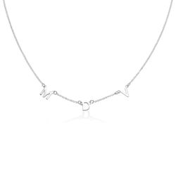 Mia Initialen Halskette in Silber Produktfoto