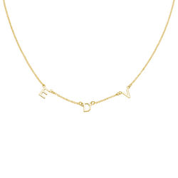 Mia Initialen Halskette in Goldplattierung Produktfoto