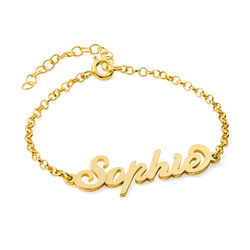 Gold-Vermeil Carrie Style Armband/Fusskettchen Produktfoto