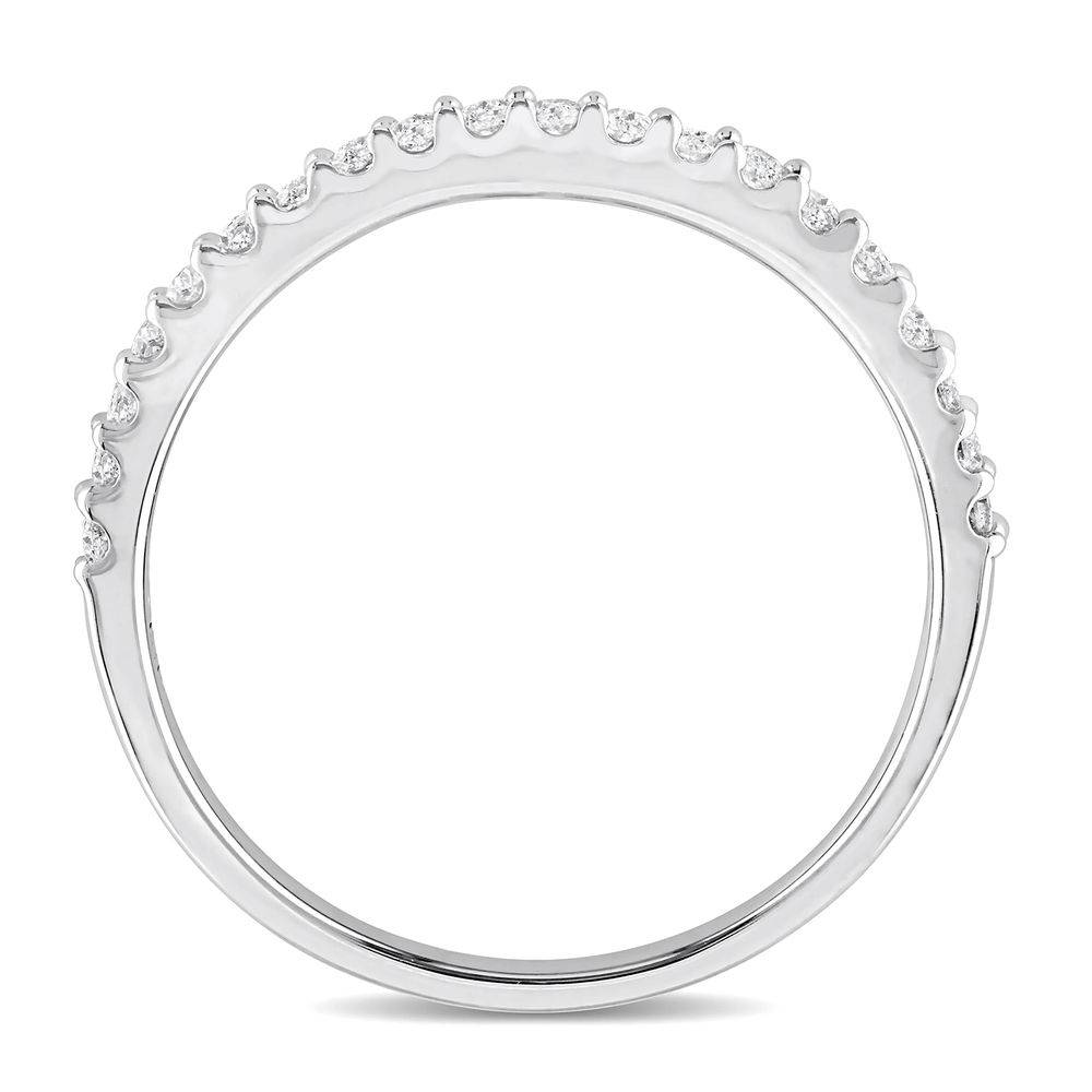 1/5 C.T T.W. Diamond Semi-Eternity Ring in 10K White Gold