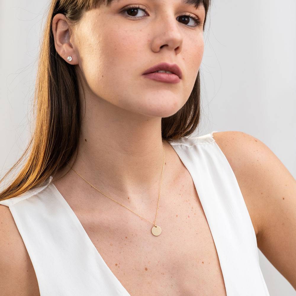 10K Gold Initial Necklace - MYKA