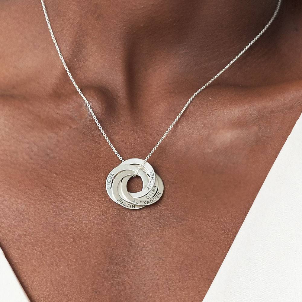 5 russisk ring-halskæde i sølv-4 produkt billede