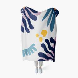Abstract Dreams - Fleece/Sherpa Throw Blanket product photo