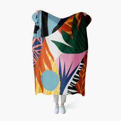 African Beauty - Abstract Throw Blanket product photo