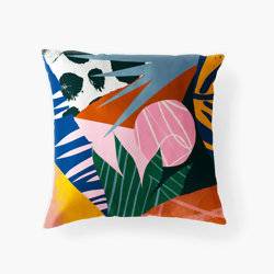 Africana - Colorful Abstract Decorative Throw Pillow product photo