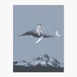 Aim for the Moon Wall Art Print product photo
