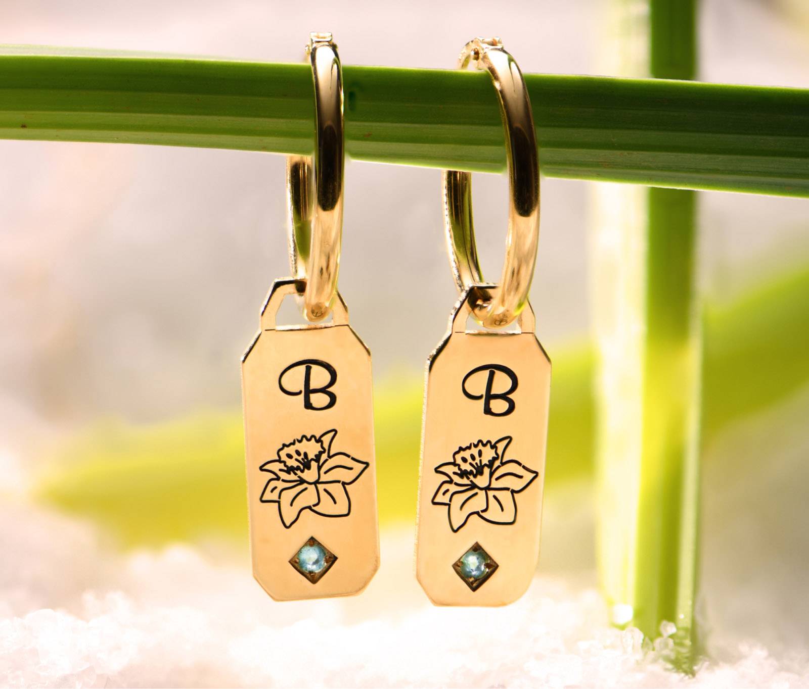 Geburtsstein Aquablau