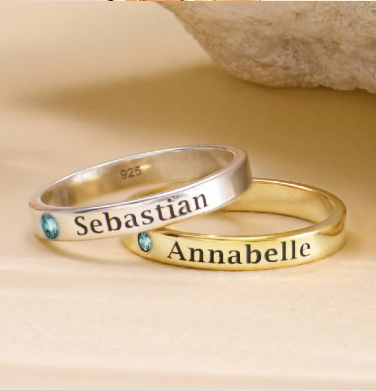 Geburtsstein Aquablau