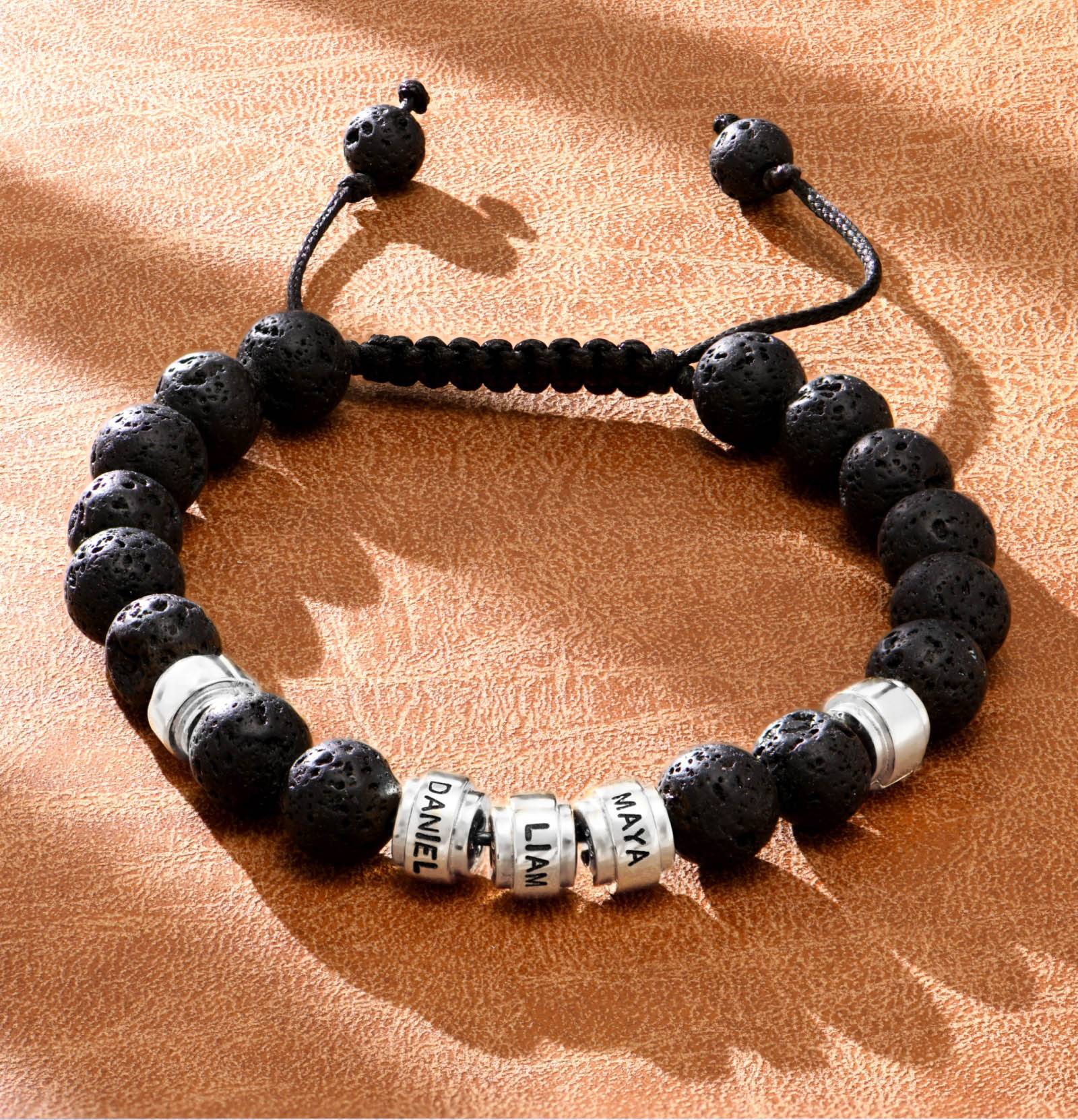 Lavastein Herrenarmband