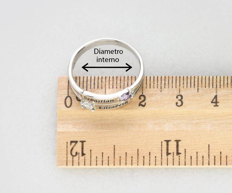 Misura il diametro interno di un anello