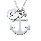 Anchor Jewellery with Initial Charm