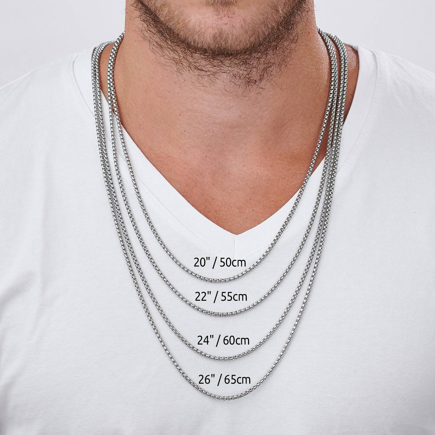 Necklace Chain Lengths for Men