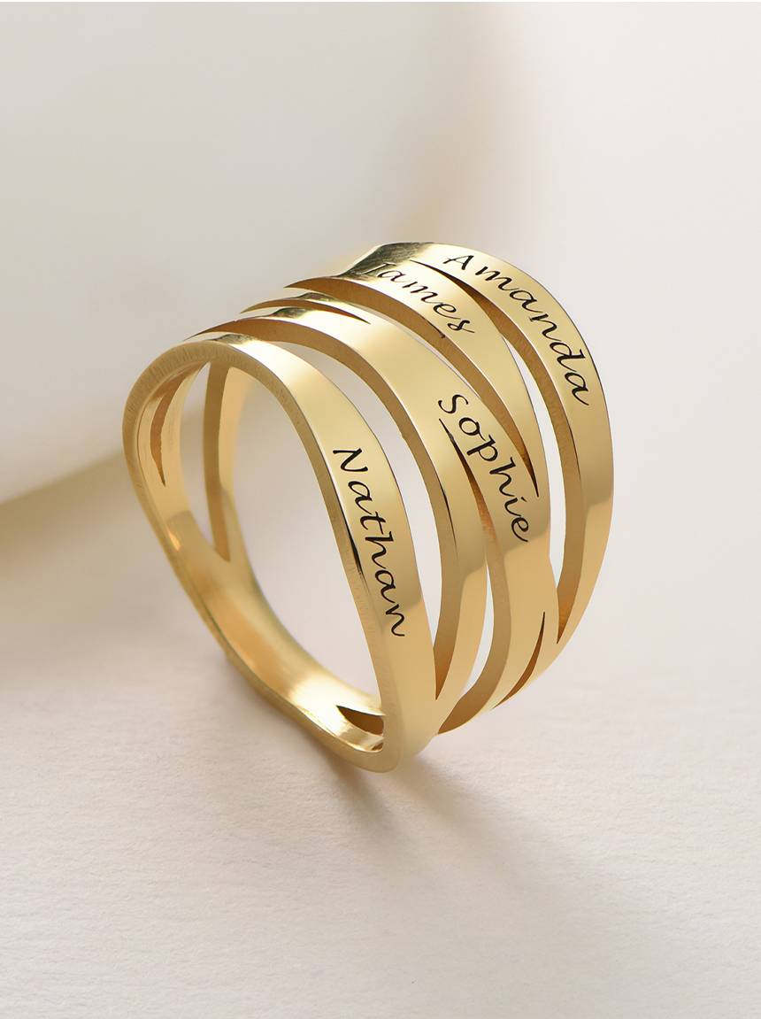 personalised rings title