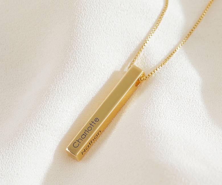 MOTHER'S DAY BAR NECKLACE