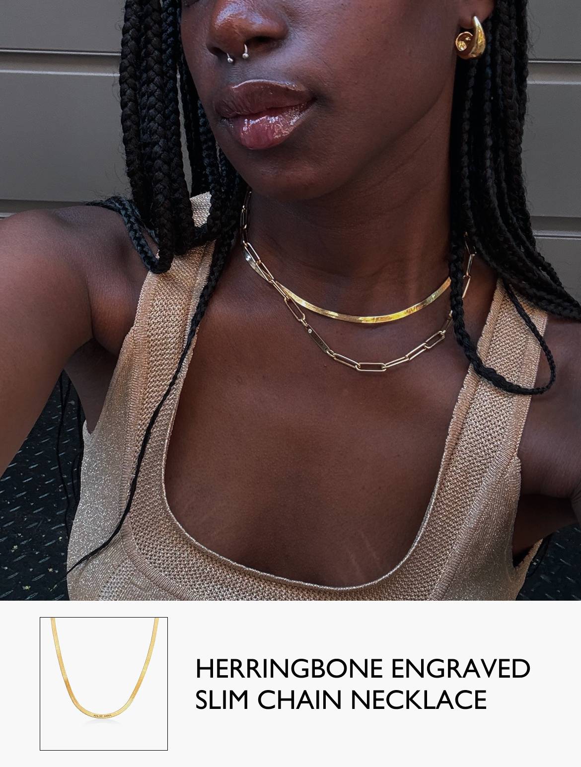 Pixie Name Necklace - Gold Plated