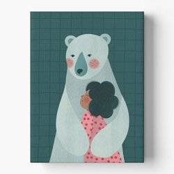 Bear Hug Canvas Wall Art product photo