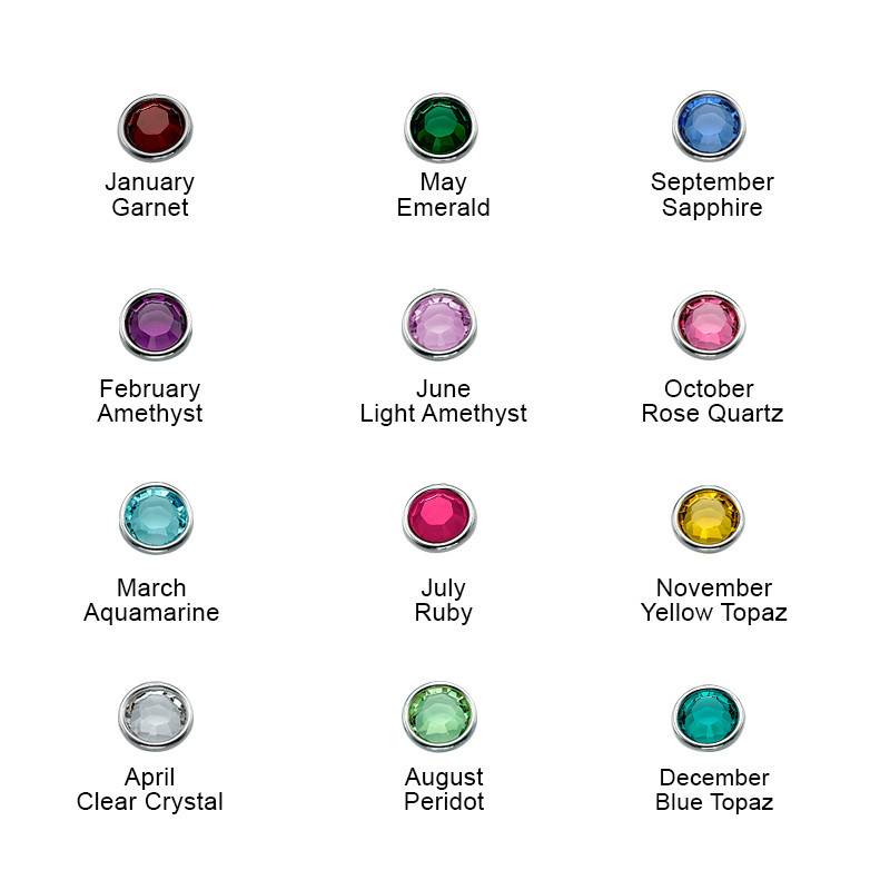 Birthstone Charm – Gold Plated-3 product photo