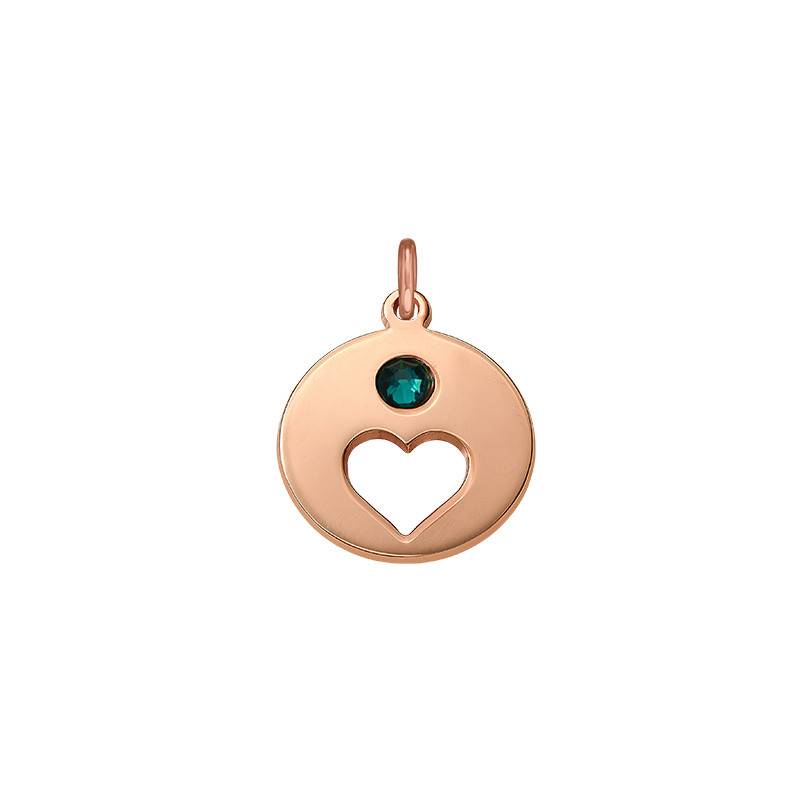 Birthstone Charm – Rose Gold plated-2 product photo
