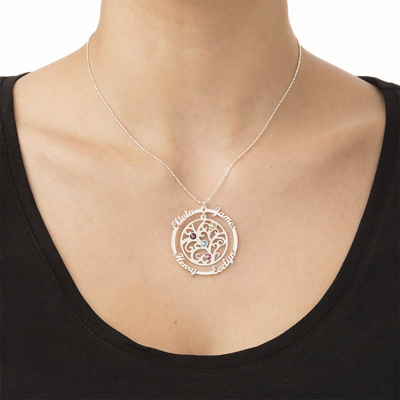 Birthstone Family Tree Necklace - My Eternal Love Collection