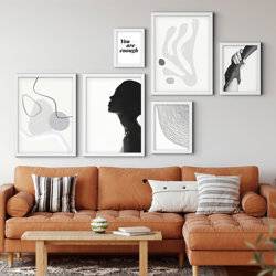 Black + White - Gallery Wall on Canvas product photo