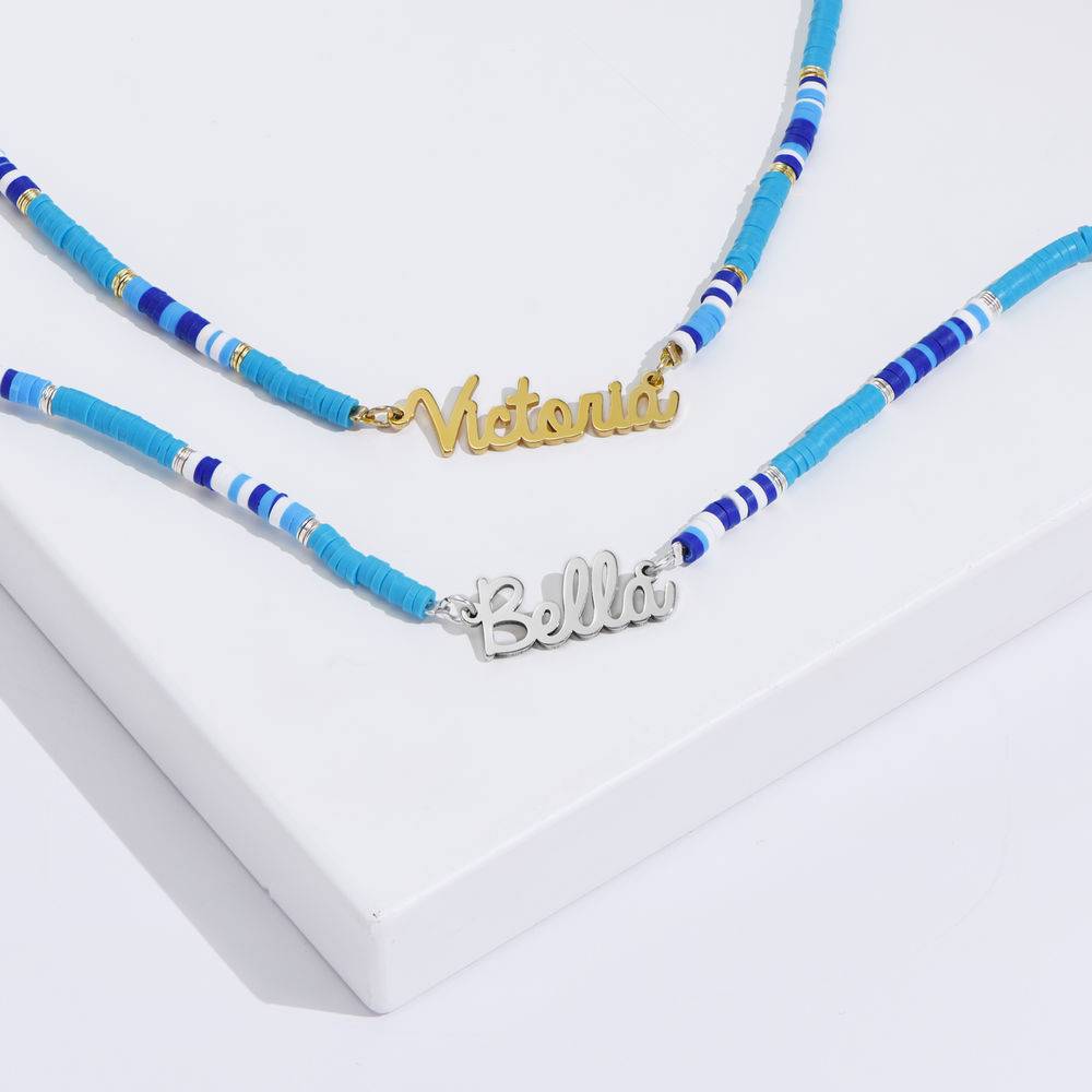 Ocean Breeze Name Necklace in Gold Plating