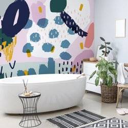 Bold Dreams - Abstract Peel and Stick Wall Mural product photo