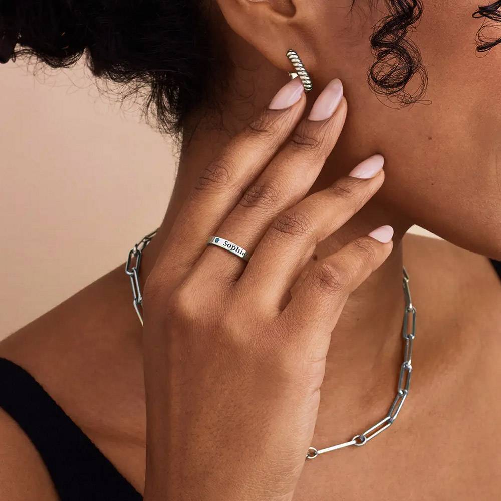 Geboortesteen Ringen Productfoto