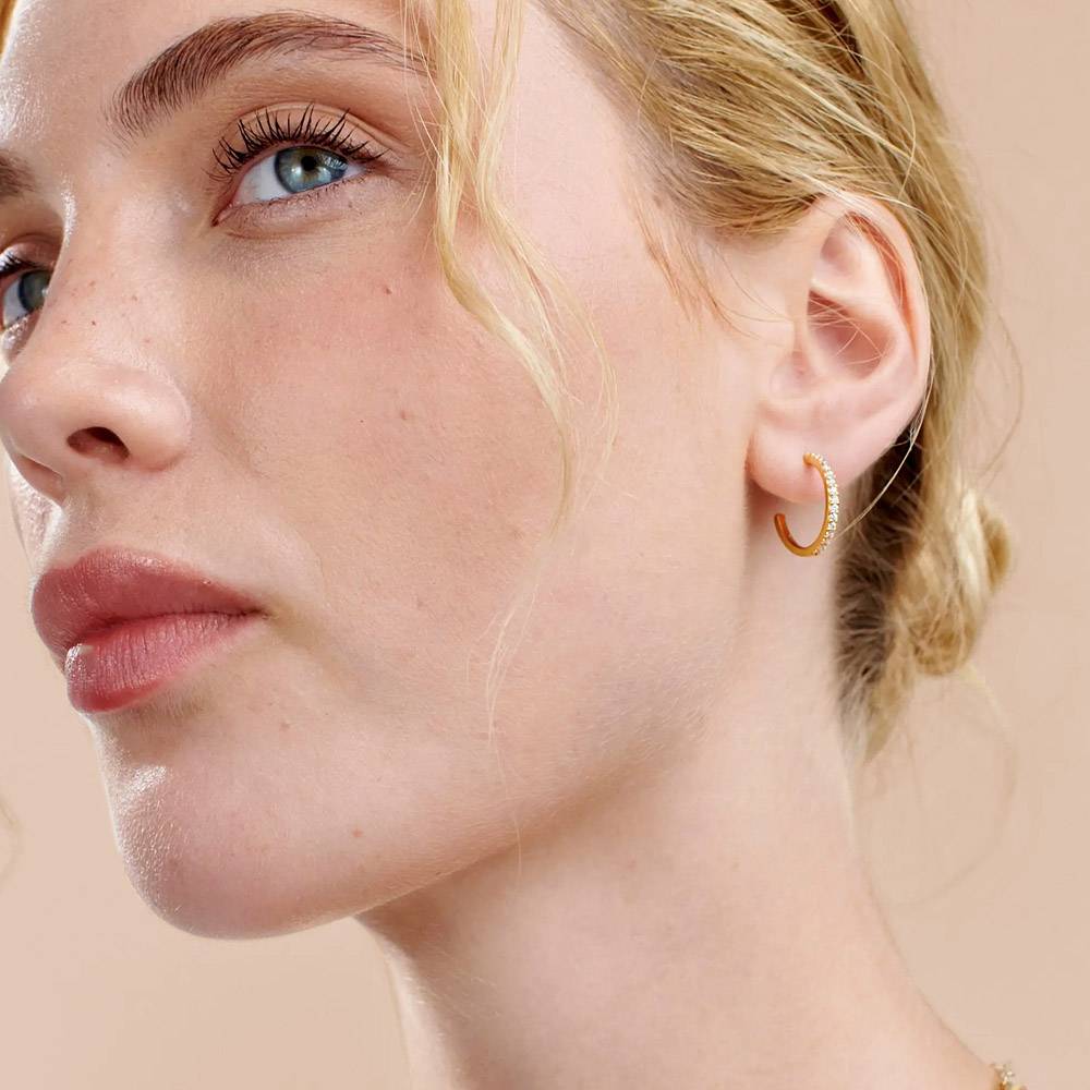 Creolen & Huggies Ohrringe  Produktfoto