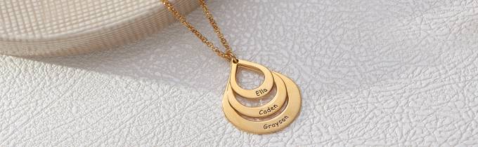Gold Plated Name Necklaces