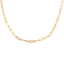 Chain Link Necklace in 18K Gold Vermeil product photo