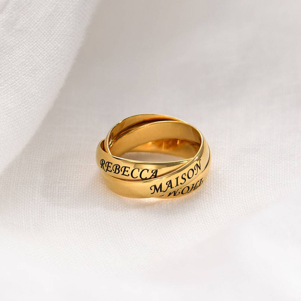 Charlize Russian Ring i guld Vermeil-3 Charlize Russian Ring i guld Vermeil-3 produkt billede