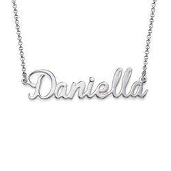 Charm Name Necklace in Sterling Silver product photo