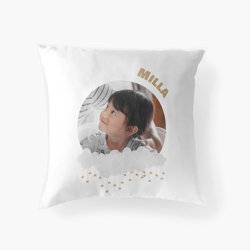 Chasing Rainbows - Personalized Name and Photo Pillow for Kids product photo