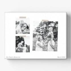Cherished Treasures - Personalized Photo Canvas with 3 Images product photo