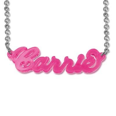 Acrylic Name Necklace - Carrie Style-1 product photo