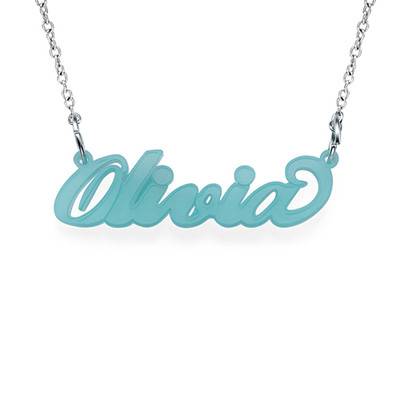Acrylic Name Necklace - Carrie Style-3 product photo