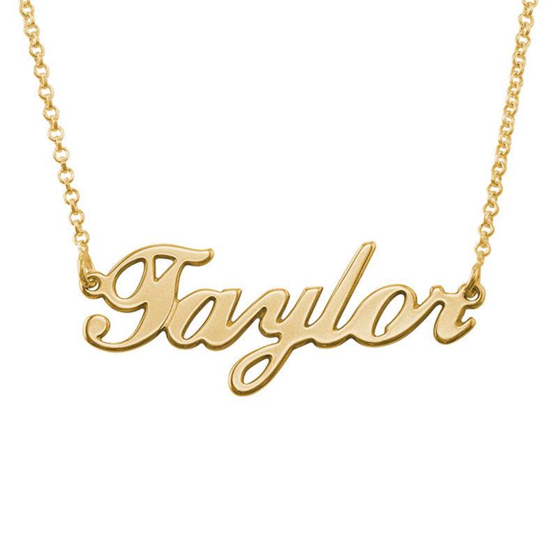Classic Name Necklace in 18ct Gold Plating-1 product photo