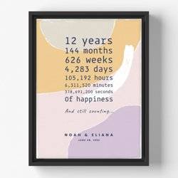 Counting Down To Forever Custom Canvas product photo