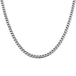 Bold Curb Necklace - Sterling Silver 