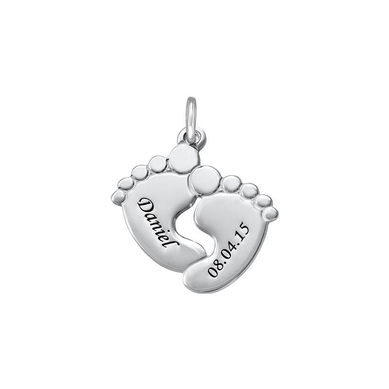 Engraved Baby Feet Charm-2 product photo