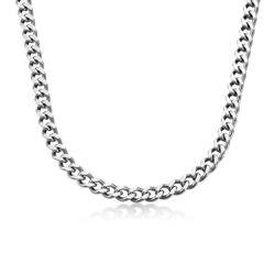 Harper Cuban Link Necklace in Stainless Steel