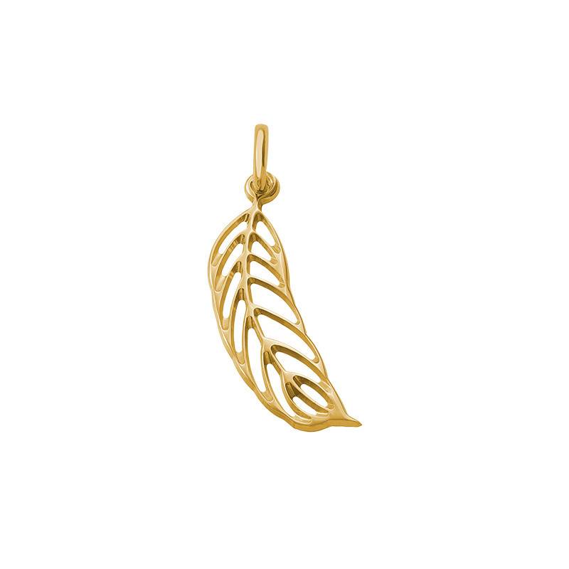 Feather Charm - Gold Plated-2 product photo