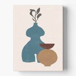 Female Form Vases Canvas Wall Art product photo