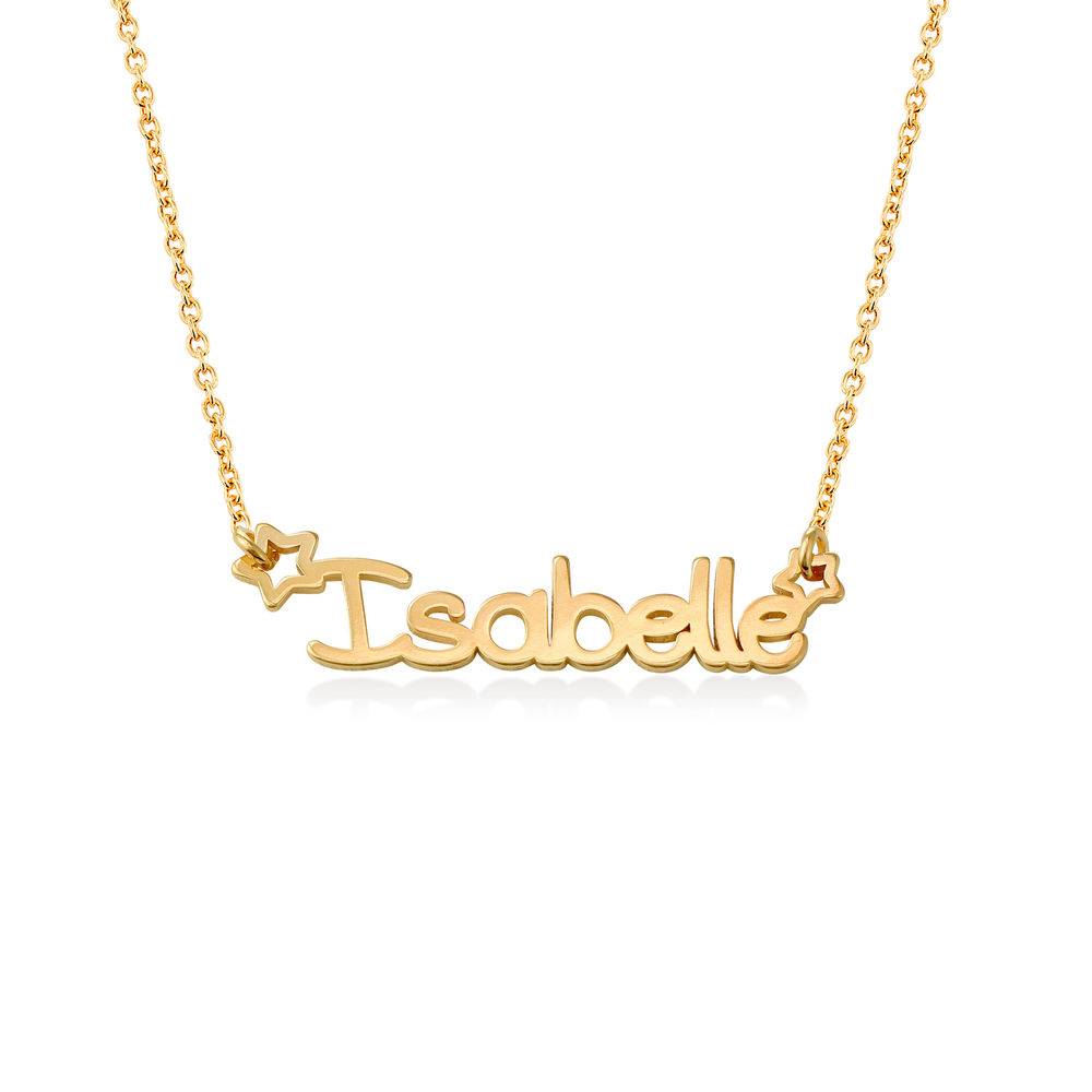 Girls Name Necklace in 18k Gold Plating